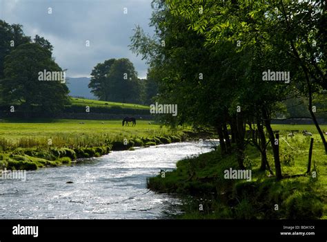 The River Aire near Airton, Yorkshire Dales National Park, North Yorkshire, England UK Stock ...