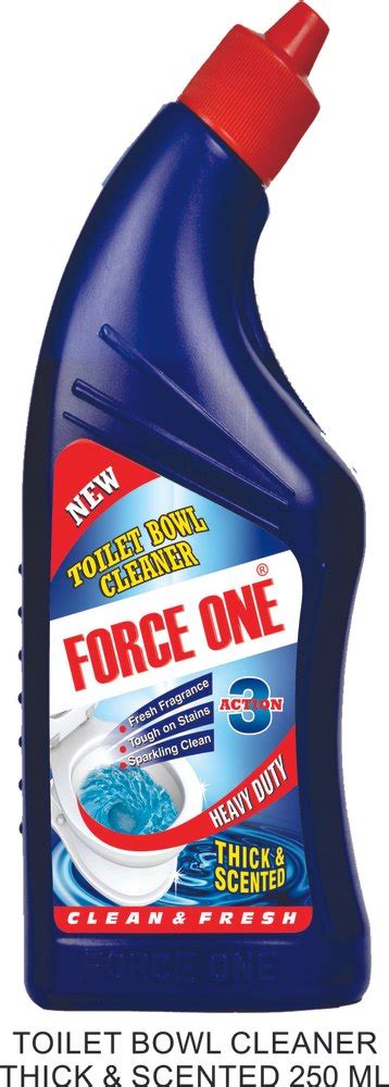 Force One Blue Toilet Bowl Cleaner, Thick And Scented, Packaging Type: Bottle at Rs 23 in Mumbai