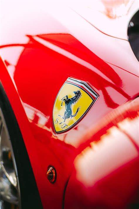 Logo of Red Ferrari · Free Stock Photo