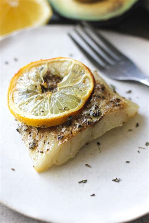 Healthy air fryer lemon cod fillets - Berry&Maple