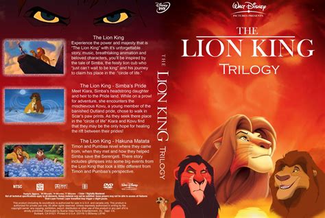 DVD COVERS AND LABELS: The Lion King Trilogy dvd cover