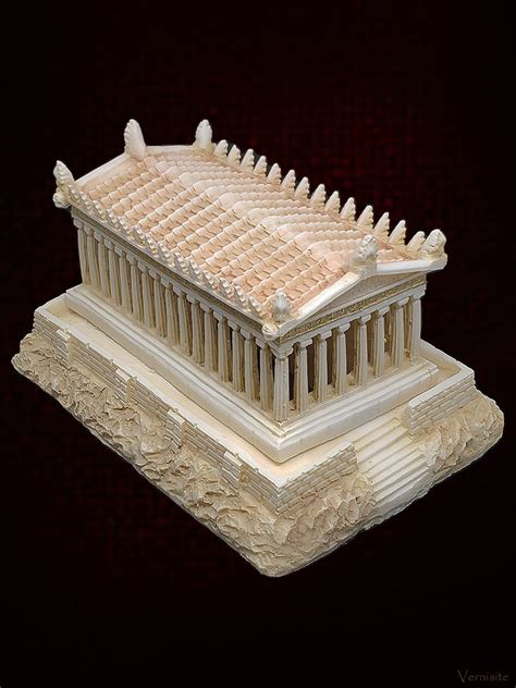 Parthenon Temple of Greek Statue – Hand Painted Sculpture