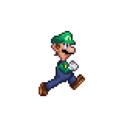 sprite Luigi Running by josenondark on DeviantArt