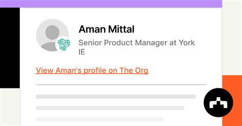 Aman Mittal - Senior Product Manager at York IE | The Org