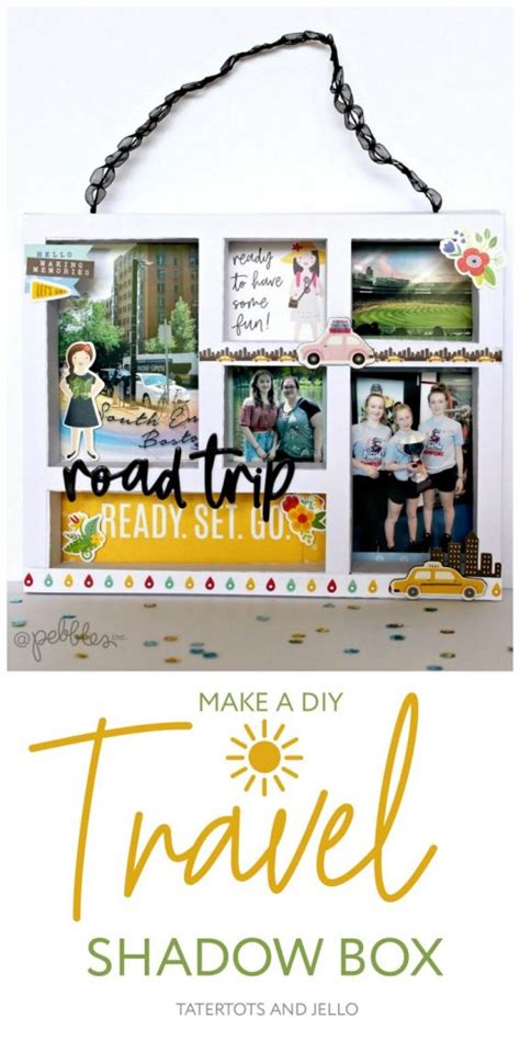 Make a Travel Shadow Box Photo Frame to Display a Special Trip!