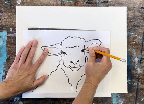 "Sheep Painting" - Acrylic Painting Online Tutorial