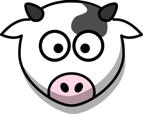 Cow Face Cartoon - Cliparts.co