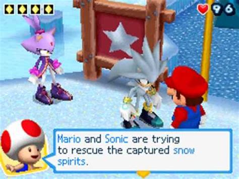 Mario and Sonic at the Olympic Winter Games DS [Adventure mode ...