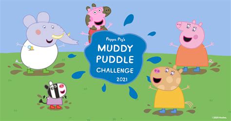 Peppa Pig Celebrates “Jump in Muddy Puddles day” April 1