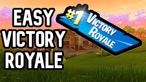 Fortnite Easy Victory Royale I Fortnite Moments - YouTube