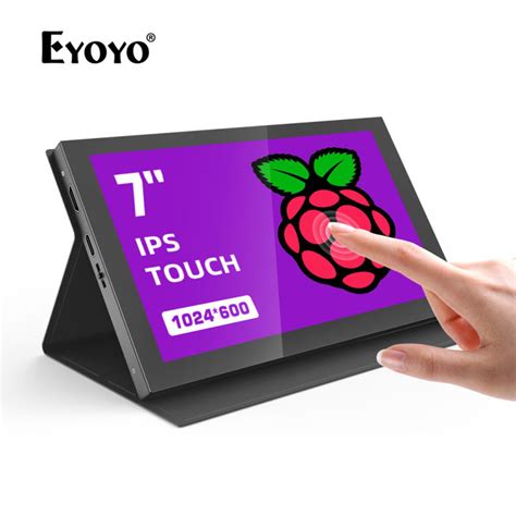 Eyoyo Raspberry Pi Screen, APROTII 7 inch 1024x600 IPS Portable Monitor ...