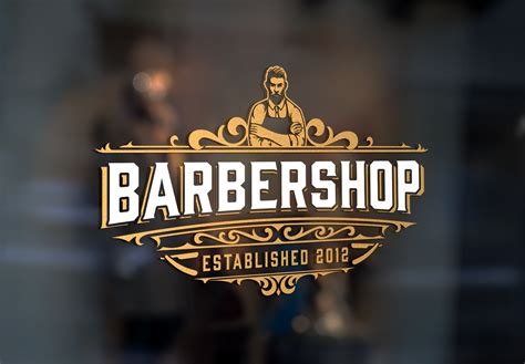 Vintage Barber Shop Logo | Branding & Logo Templates ~ Creative Market