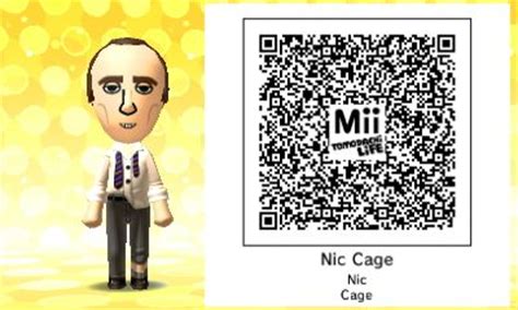 Tomodachi Life Mii QR Codes For Celebrities, Video Game Characters and Movie Stars | Life code ...