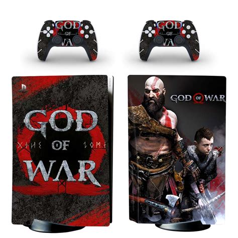 God Of War PS5 Skin Sticker For PlayStation 5 And Controllers Design 3 ...