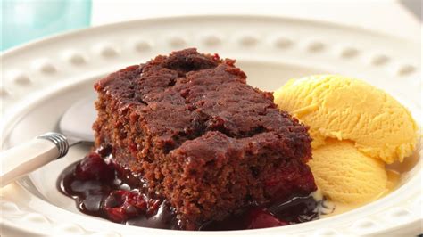 Cherry Chocolate Pudding Cake recipe from Pillsbury.com