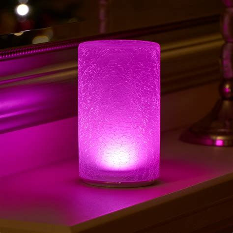Auraglow Rechargeable Cordless Colour Changing LED Table Lamp – CRACKLE - Auraglow LED Lighting