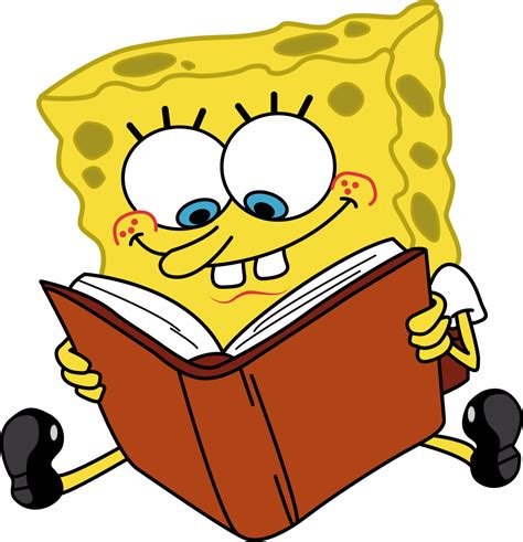 Cartoon Characters Spongebob Reading Book PNG Transparent Background, Free Download #44249 ...