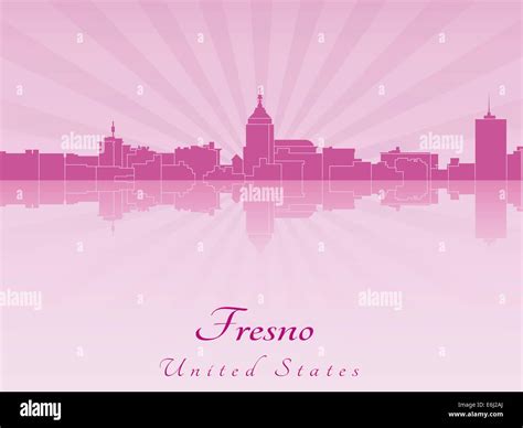 Fresno skyline in radiant Stock Photo - Alamy