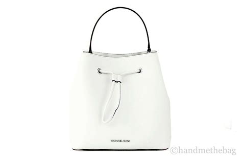 Michael Kors white bucket bag - munimoro.gob.pe