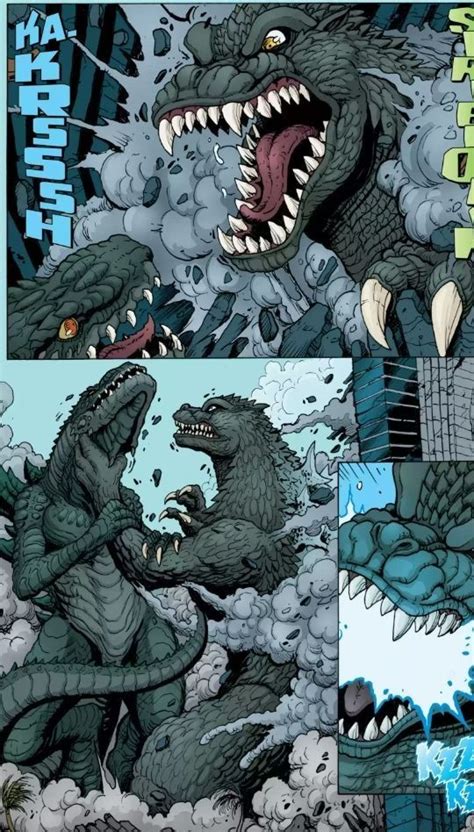 Godzilla vs zilla | Godzilla, Godzilla comics, Kaiju monsters