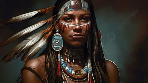 Female Native American Indian Horse Rider Black Vecto - vrogue.co