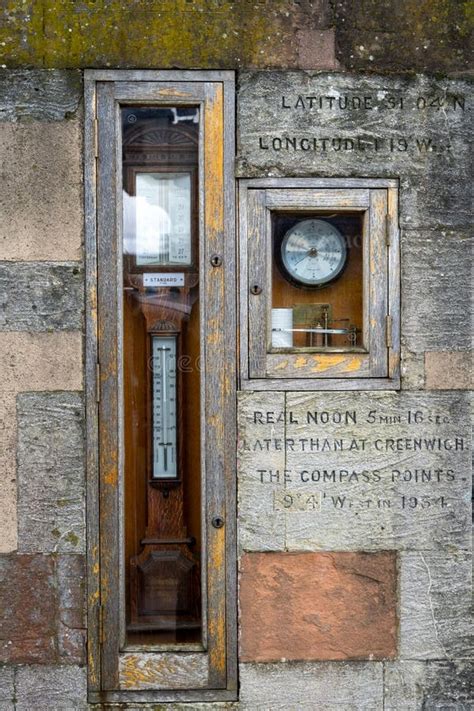 Old Weather Station Instruments Stock Photo - Image of station, meter: 122183332