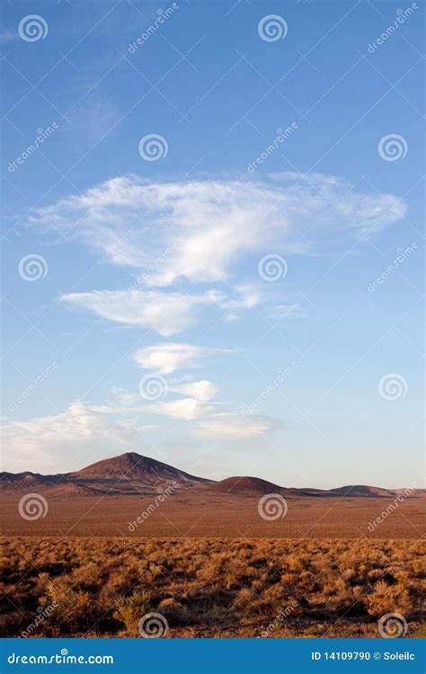 Nevada desert stock photo. Image of clouds, scenic, nature - 14109790