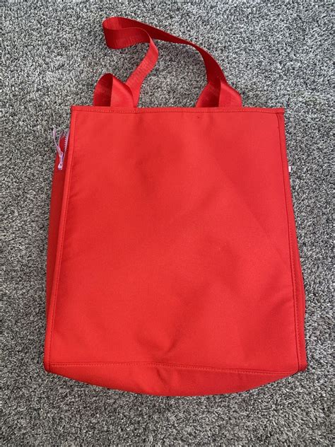 Target LEGO Collection Tote Utility Bag - Red EUC!! Lots Of Pockets 195994524387 | eBay