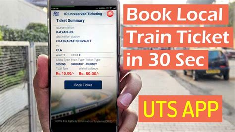 Book Local Railway Ticket with Smartphone in 30 Sec | UTS App Guide ...