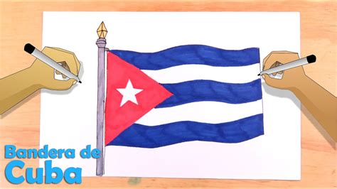 Dibuja la Bandera Oficial de Cuba - Draw the Flag of Cuba - YouTube