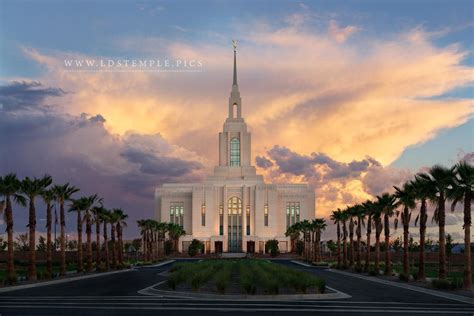 red-cliffs-temple-the-storm-passes - LDS Temple Pictures