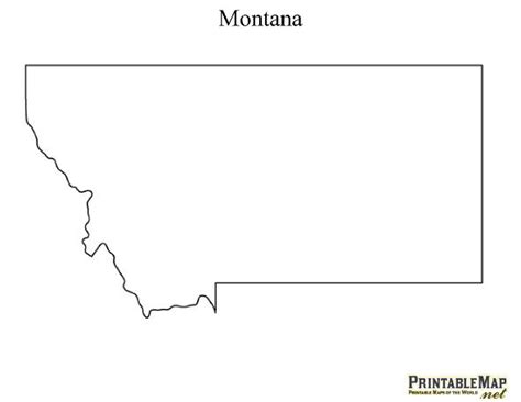 montana outline clipart free #15 | Printable maps, Map quilt, State outline