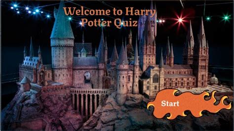 Harry Potter QUIZ (Starter level)