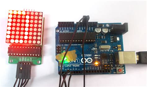 Arduino 8x8 LED Matrix Project with Circuit Diagram & Code