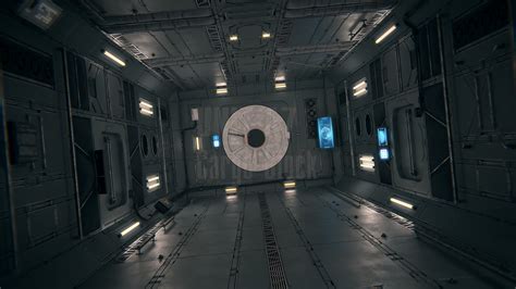 Spaceship Interior 03 Cargo Unit PBR 3D model | CGTrader