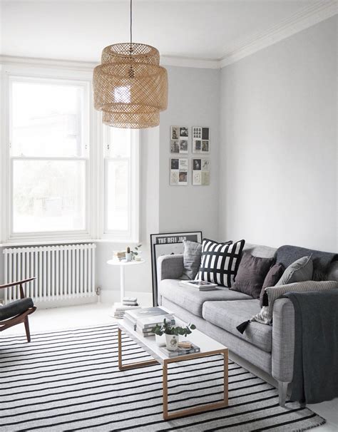 My Scandi-style living room makeover – painted white floors and light grey walls - cate st hill ...