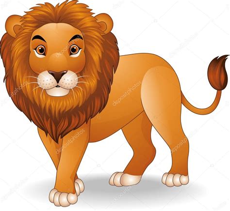 Cartoon lion character — Stock Vector © dreamcreation01 #126348946