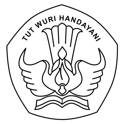 Logo Kemdikbud Hitam Putih