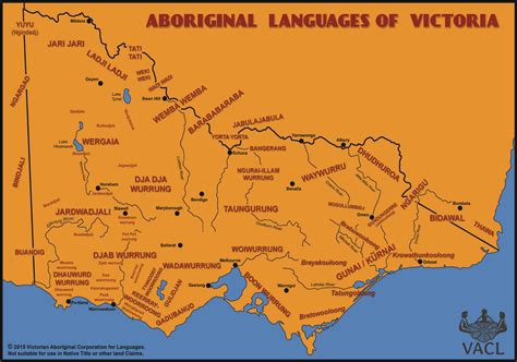 Map of the Aboriginal Languages of Victoria