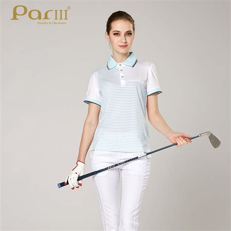 Golf performance polo shirts for women