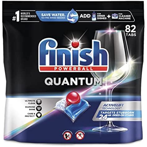 Finish Quantum Dishwasher Detergent, 82ct, Ultimate Clean & Shine, Dish Tabs - Walmart.com