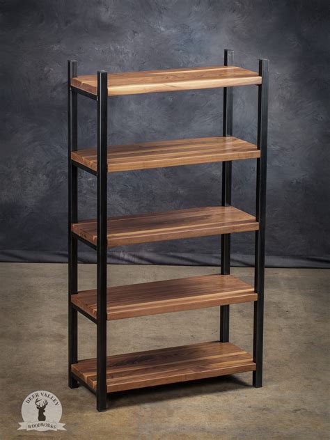 The "Oak" Rustic Oak Bookshelf | Deer Valley Woodworks