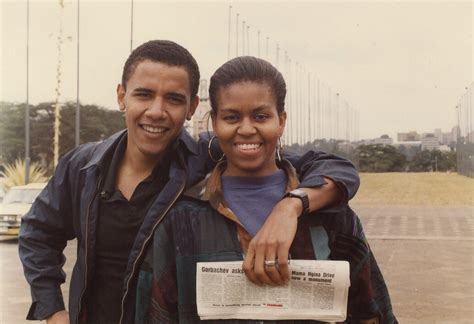 Barack and Michelle Obama - [1989] : r/pics