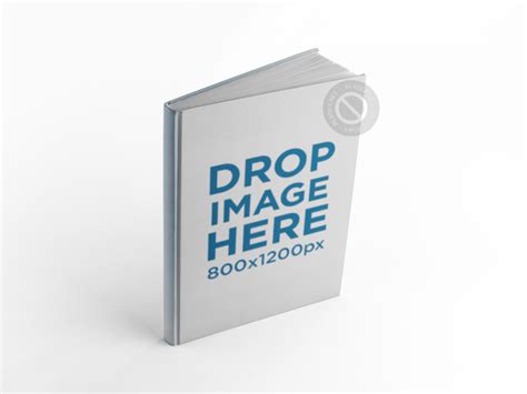 Book Mockup in Vertical Position Over a Transparent Background a9882 ...