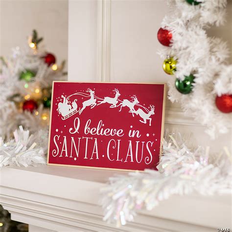 I Believe in Santa Claus Sign | Halloween Express