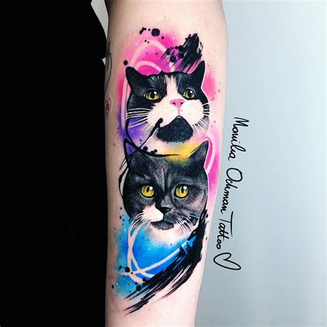 Watercolor Animal Tattoo