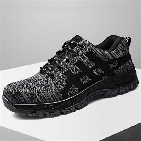 Indestructible Light Breathable Mesh Shoes Steel Toe Work Safety Shoes ...