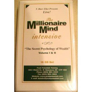 The Millionaire Mind Intensive 16 CD set "The Secret Psychology of Wealth" Volume I & II by T ...