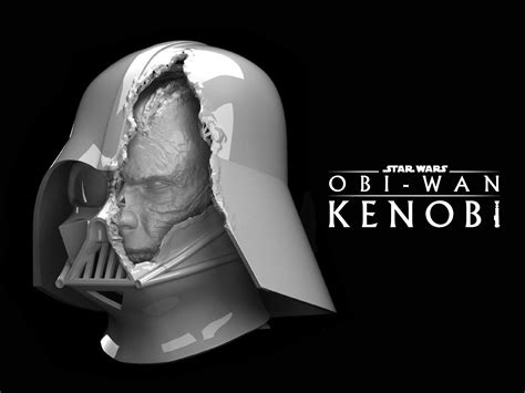 STL file Darth Vader Damaged helmet | Kenobi 🪖・Model to download and 3D print・Cults