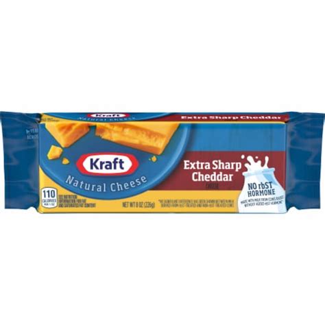 Kraft Extra Sharp Cheddar Block Cheese, 8 oz - QFC